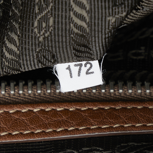 PRADA Embossed Logo Bowler Bag - Picture 8 of 11